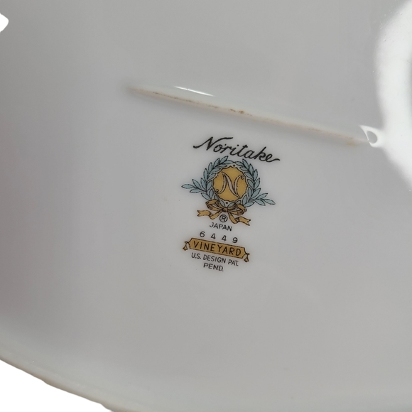 Noritake Japan Vineyard 11.5 Inch Oval Serving Platter Replacement Piece 6449 - Picture 4 of 11